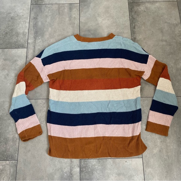 Madewell Thompson striped knit pullover sweater S - Picture 9 of 9